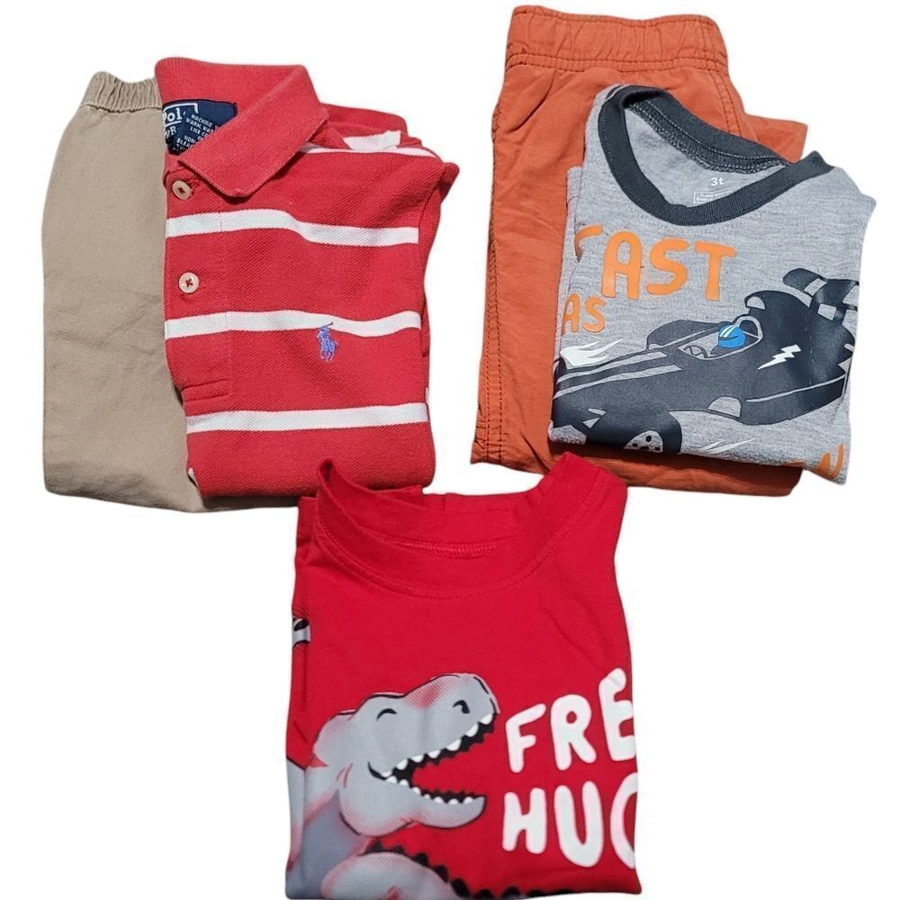 5 piece Bundle of boys outfits 3t